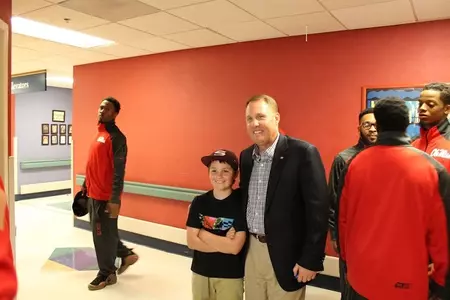 Coach Freeze and the Rebels visited Batson Children's Hospital last week.