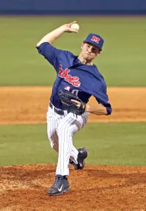 Scott Weathersby struck out six in 3.0 innings for the Rebels at Alabama.