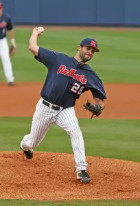 Sam Smith worked 6.2 innings in the start against Alabama Sunday.