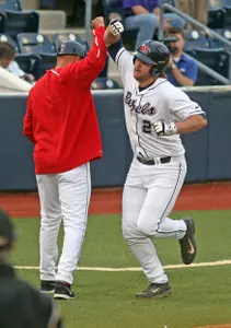 Sikes Orvis hit his ninth home run of the season Thursday night against LSU.