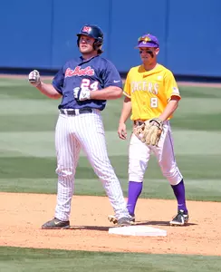 Sikes Orvis hit his 10th home run of the season against Kentucky on Friday night.