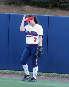 Junior right fielder Jamie Morgan made several nice defensive plays Friday night.