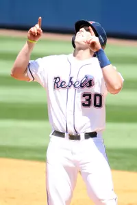 Will Allen hit his seventh home run of the season in Sunday's win at Kentucky.