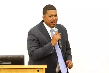 Senior Associate Athletics Director for Academic Student-Athlete Success, Derek Cowherd