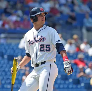 Colby Bortles was hit by a pitch to start a big seventh inning for Ole Miss.