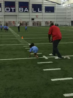 The Ole Miss track team hosted the Horizons Summer Learning Program at the Manning Center.