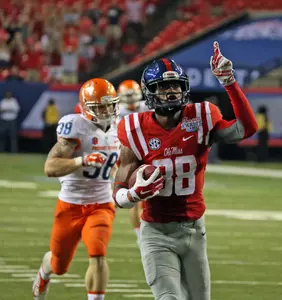Junior Cody Core had four catches for 110 yards and two touchdowns Thursday vs. Boise State.