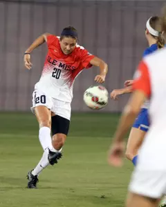 Olivia Harrison notched a pair of goals at Austin Peay on Friday.