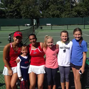 Arianne Hartono and Mai El Kamash won the Country Club of Little Rock Invitational. (Photo by Meredith Friday).