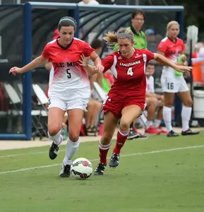 Georgia Russell scored her first collegiate goal Sunday.