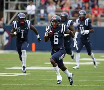 Jaylen Walton currently leads the group with 220 total yards and three TDs.