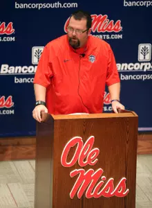 Head coach Matt Mott met with members of the media on Monday.