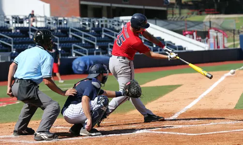 Sophomore Colby Bortles hit a home run in his first at bat Friday.