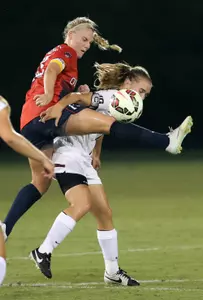 Jessica Hiskey scored for the Rebels Sunday to notch her third goal of the season.