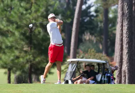 Senior Joe Lewis finished with a career-low tournament score of 212.