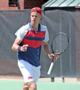 Gustav Hansson is one of six Rebels who will begin competition in the pre-qualifying at the ITA All-American Championships Saturday.