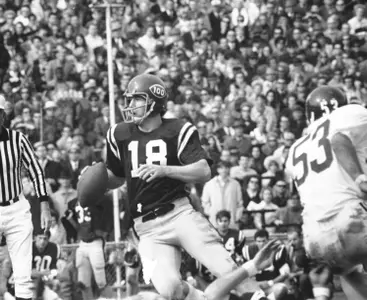 Archie Manning was hobbled by a variety of ailments but ran for 95 yards and nearly led Ole Miss to victory.