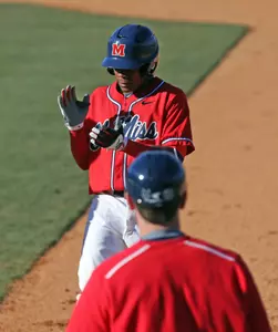 Errol Robinson hit over .400 last week to lead Ole Miss at the plate