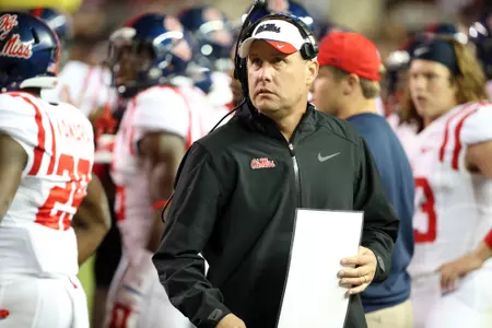 Hugh Freeze (photo by Joshua McCoy)
