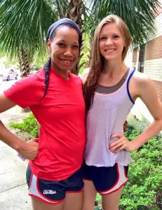 Nakeyta Clair and Melanie Crow