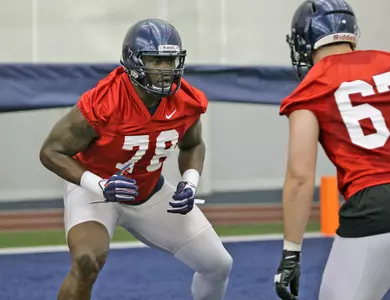 Laremy Tunsil is a unanimous preseason first team All-American. (photo by Joshua McCoy)