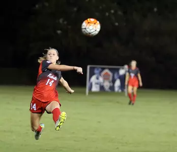 Gretchen Harknett's goal gave Ole Miss an early 1-0 lead