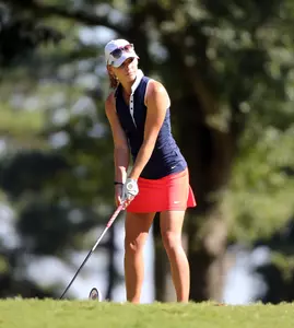 Junior Madisen Bentley dropped an eagle on hole No. 2 on Wednesday, the first of her career.