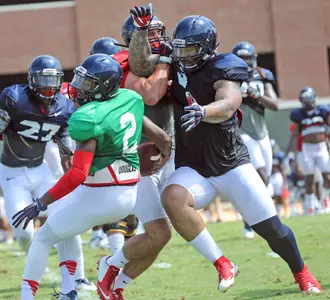 The Rebels have been getting after it in practice. Now it's time to play. (photo by Joshua McCoy)