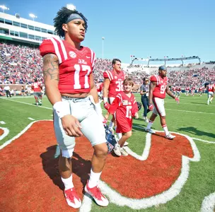 Team captain Evan Engram (photo by Petre Thomas)