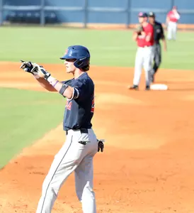 Ryan Olenek went 3-for-3 in game two of the Pizza Bowl (Photo by Joshua McCoy)