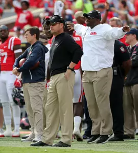 Head coach Hugh Freeze