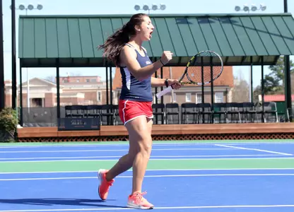 Zalina Khairudinova clinched the doubles and won her singles match Sunday.