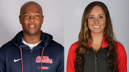 Assistant coach Robbye Poole and volunteer coach Julia Jones<p>