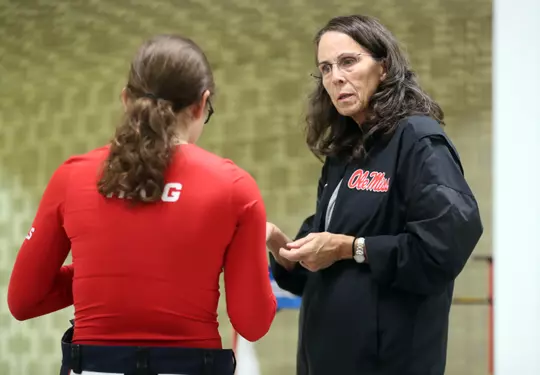 Ole Miss Rifle vs Akron in Oxford, MS on Oct. 15th, 2017.
Marsha Beasley - Head Coach
Photos by Petre Thomas/ Ole Miss Athletics
