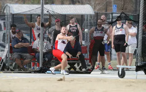 Dempsey McGuigan won the Joe Walker Invitational hammer throw with the second-best throw in the nation so far in 2017.
