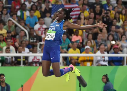 Three-time Olympian and Ole Miss graduate Brittney Reese (photo by Kirby Lee-USA TODAY Sports)