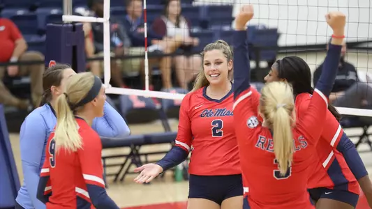 The 2017 Red/Blue Volleyball scrimmage at the newly renovated Gillom Center in Oxford, MS.Leah Mulkey, 2, OH, Austin, TexasPhotos by Joshua McCoy/Ole Miss Athletics