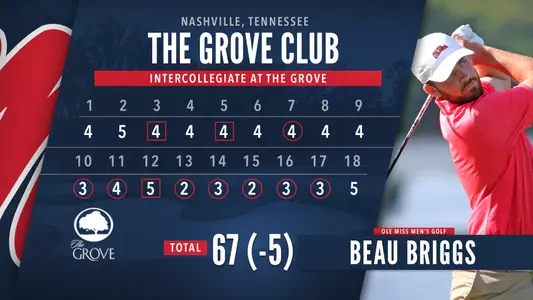Beau Briggs Round 1 Graphic - The Grove