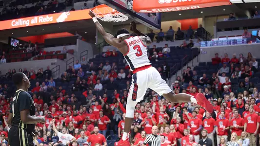 Terence Davis, Ole Miss Basketball vs Western Michigan on November 10th, 2018 at The Pavilion in Oxford, MS.Photo by Josh McCoy/Ole Miss Athletics Instagram and Twitter: