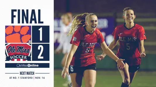 Clemson Final Score Graphic