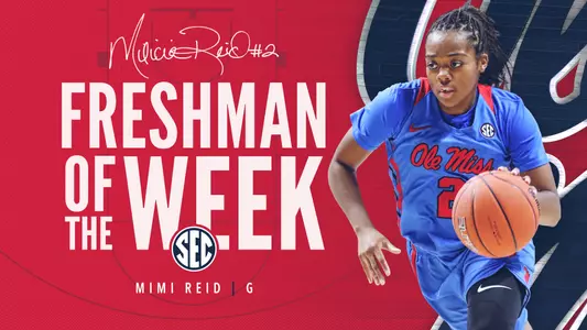 Mimi Reid SEC Freshman of the Week