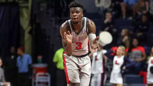 Terence Davis - Ole Miss Men's Basketball vs Georgia State on November 17th at The Pavilion in Oxford, MS.Terence Davis,3, Guard Southaven, Miss.Photo by Joshua McCoy/Ole Miss Athletics