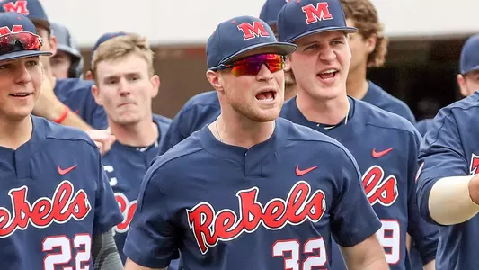 Ole Miss Baseball vs Tulane on February 24th, 2018 in Oxford, MS.Tyler Keenan, IF, Clayton, N.C.,Michael Fitzsimmons, IF, Eads, Tenn.,Ryan Rolison, LHP, Jackson, Tenn.Photo by Joshua McCoy/Ole Miss AthleticsInstagram and Twitter: @OleMissPixBuy Photos at RebelWallArt.com