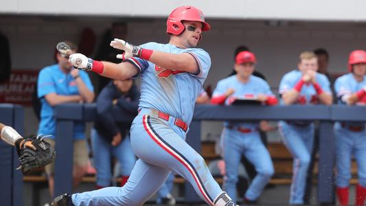 Ole Miss Baseball vs Tennessee on March 18th, 2018 at Swayze Field in Oxford, MS.Tyler Keenan, IF, Clayton, N.C.Photo by Joshua McCoy/Ole Miss AthleticsInstagram and Twitter: @OleMissPixBuy Photos at RebelWallArt.com