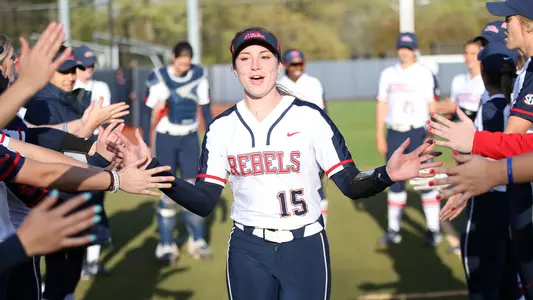 Ole Miss Softball vs Central Arkansas on April 10th, 2018 in Oxford, MS.Kylan Becker, OF, Miami, Fla.Photos by Joshua McCoy/Ole Miss Athletics