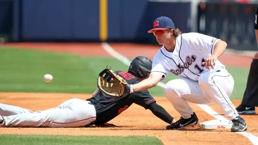 Ole Miss Baseball defeats Georgia in game two of series at Oxford-University Stadium Swayze Field in Oxford, MS on April 21st, 2018.Cole Zabowski, 14, Lawrenceville, Ga.Photo by Petre Thomas/Ole Miss Athletics Instagram and Twitter: @OleMissPix Buy Photos at RebelWallArt.com