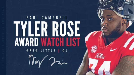 Greg Little - Tyler Rose Award Watch List
