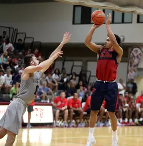 Ole Miss Men's Basketball vs Ottawa on August 9th, 2018 in Ottawa, Ontario, Canada.Photo by Joshua McCoy/Ole Miss Athletics