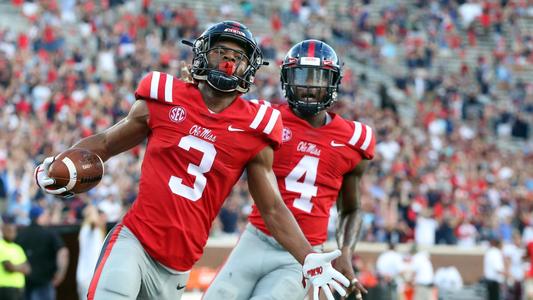 Ole Miss Football vs Southern Illinois at Vaught-Hemingway Stadium in Oxford, Miss. on Sept. 8, 2018.Vernon Dasher, 3, DB, Baxley, Ga.Photo by Petre Thomas/Ole Miss Athletics Instagram and Twitter: @OleMissPix Buy Photos at RebelWallArt.com
