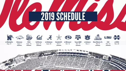 2019 Football Schedule Graphic